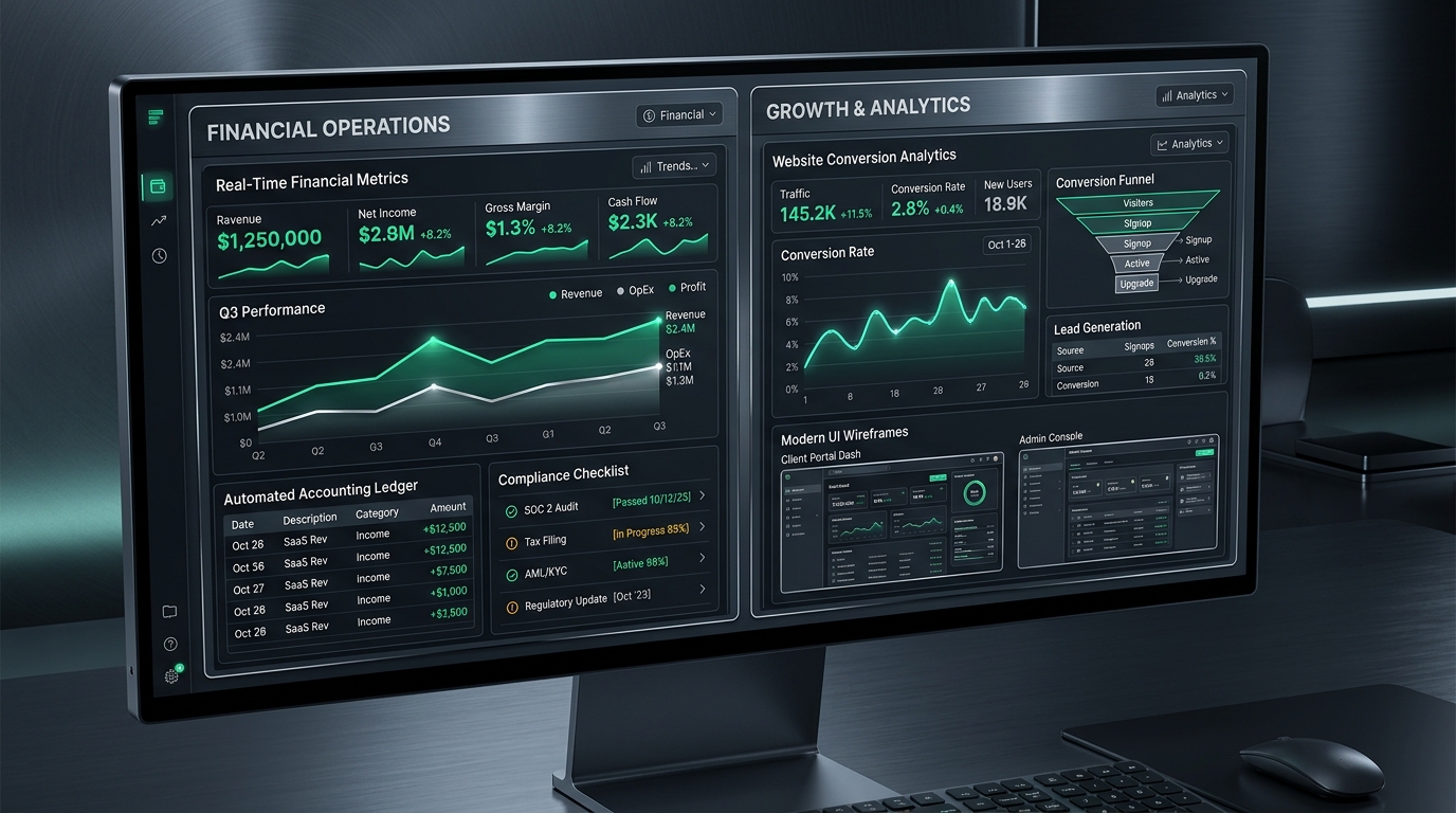 Selenix Dual-Engine Operations & Growth Dashboard